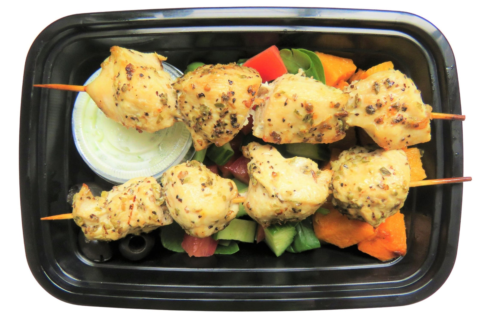 Chicken Souvlaki Dish