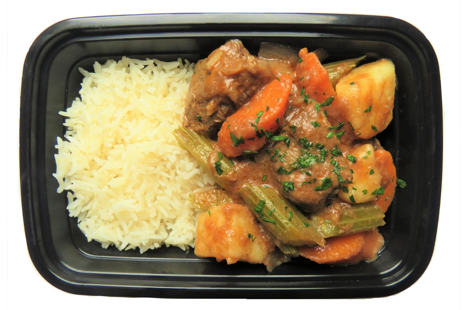 Classic Beef Stew with Basmati Rice