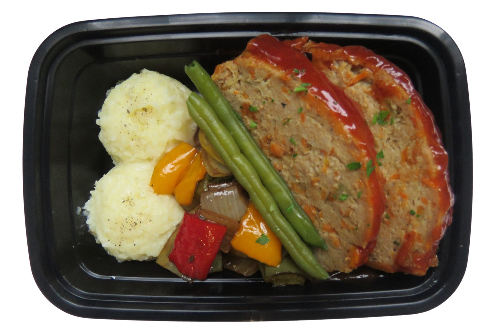 Meatloaf with Mashed Potatoes