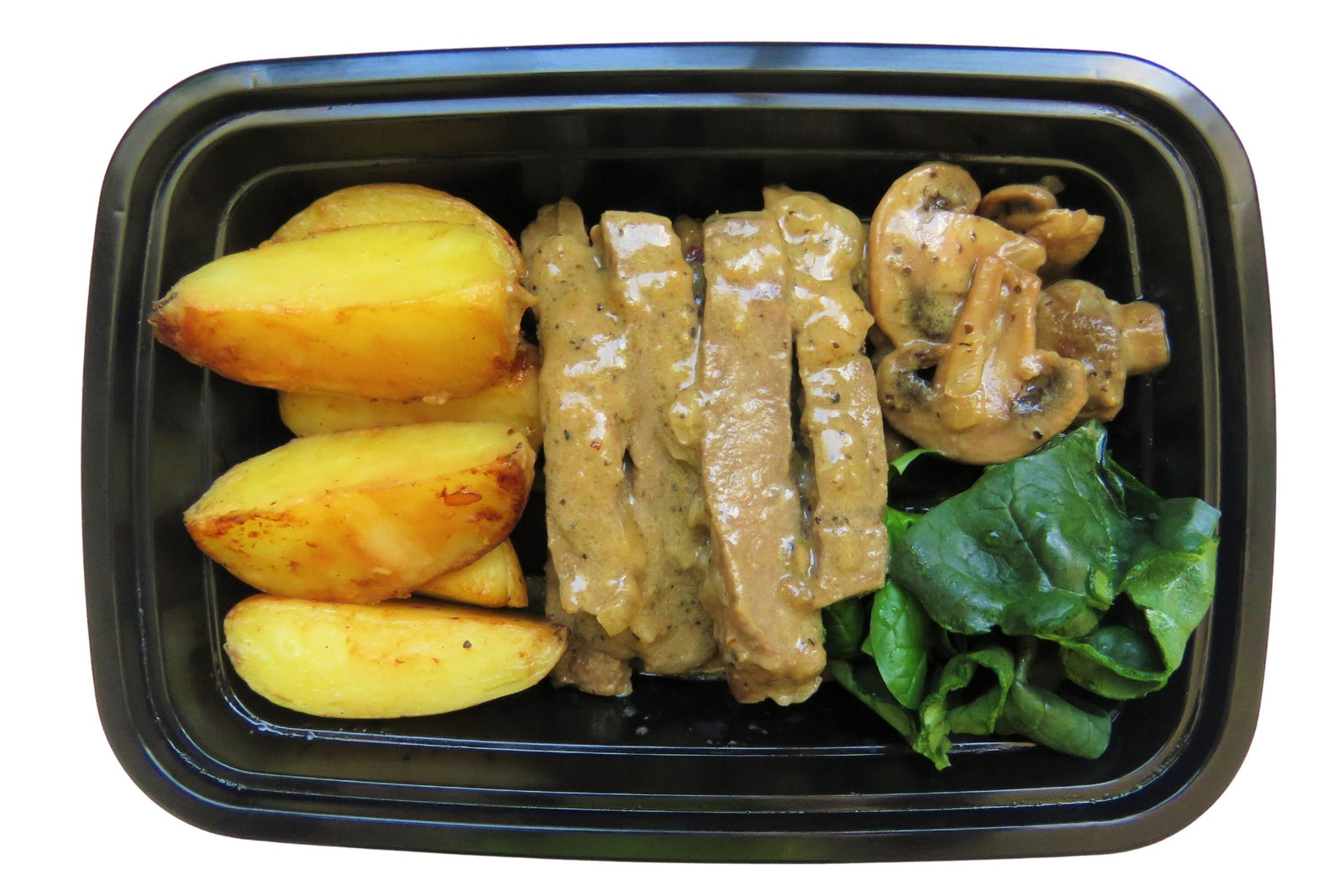 Steak with Creamy Mushroom Sauce