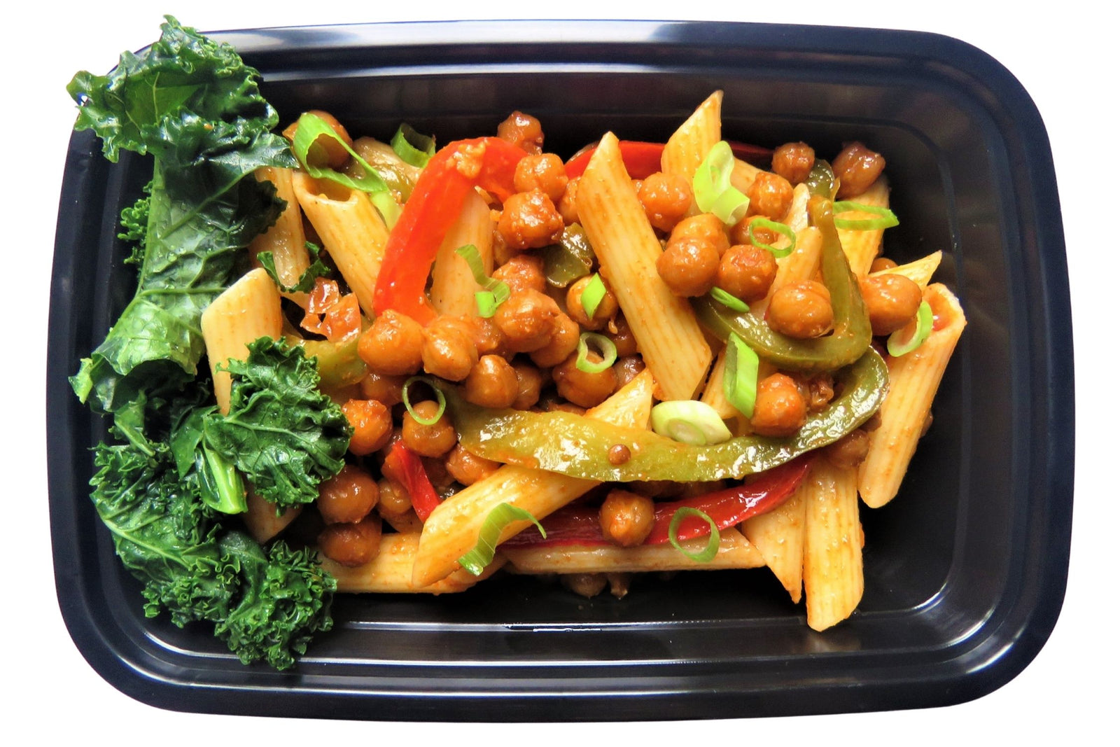 Spicy Chickpea Fajita Pasta