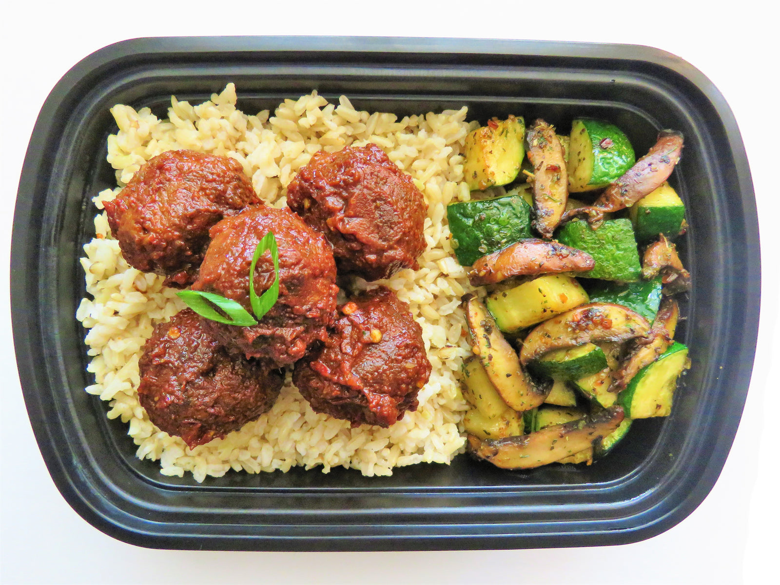 Turkey Meat Balls with Italian Mushroom & Zucchini - GreenMeal Inc.