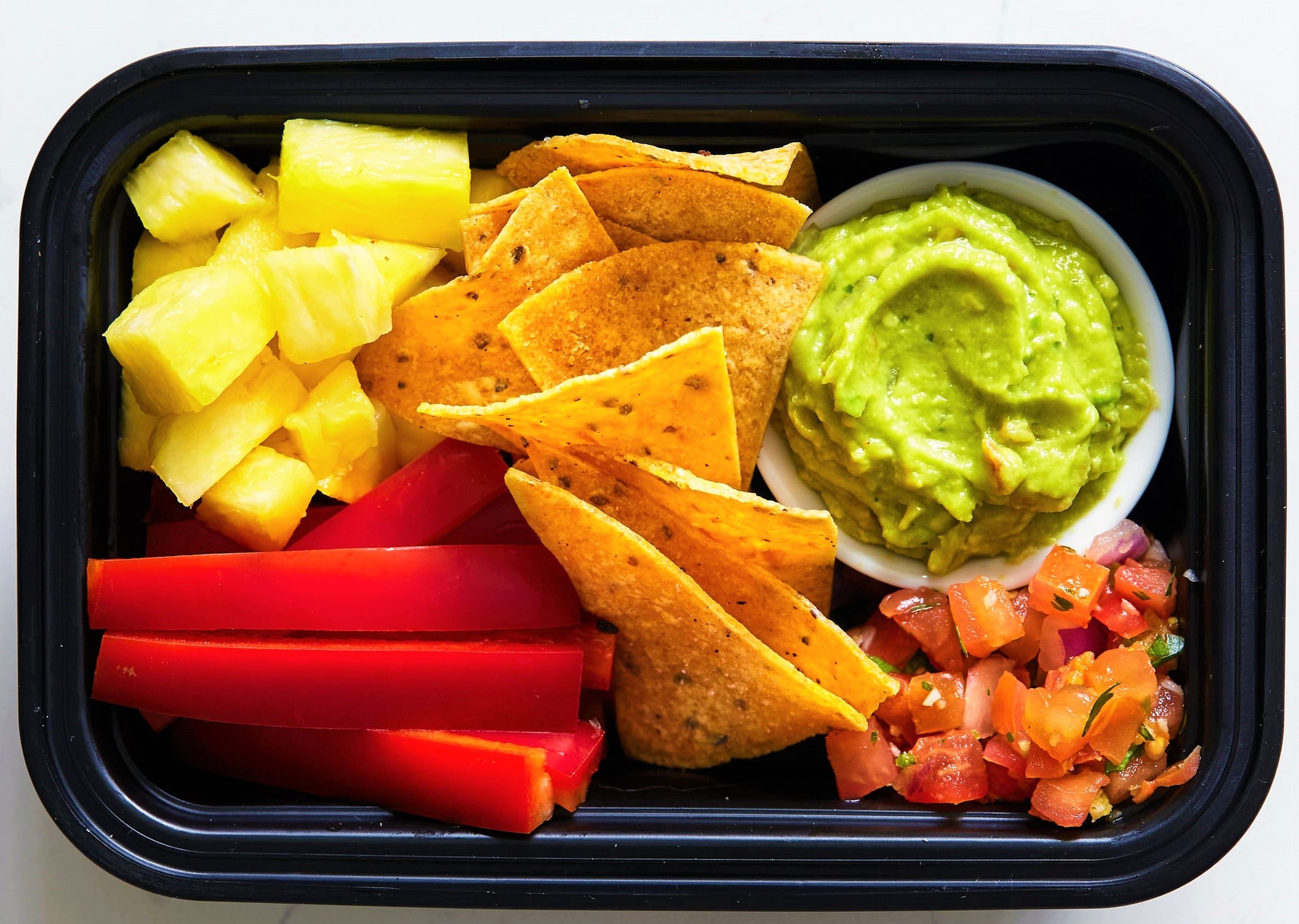 House-made Chips and Dips Snack Box - GreenMeal Inc.