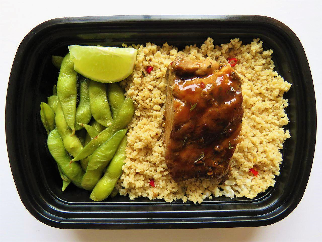 Teriyaki Salmon on Couscous - GreenMeal Inc.